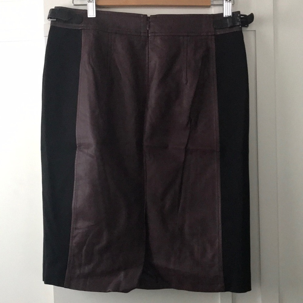 Ann Taylor Faux leather pencil skirt